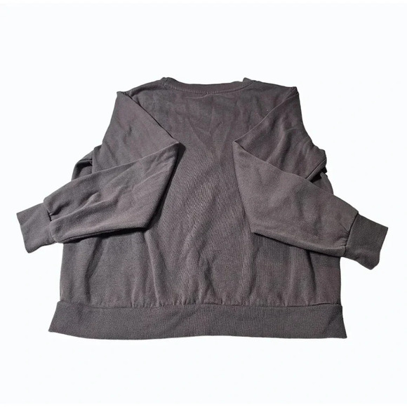 The Rolling Stones Lips Grey Crewneck Long Sleeve Sweatshirt Size Medium - Picture 2 of 10